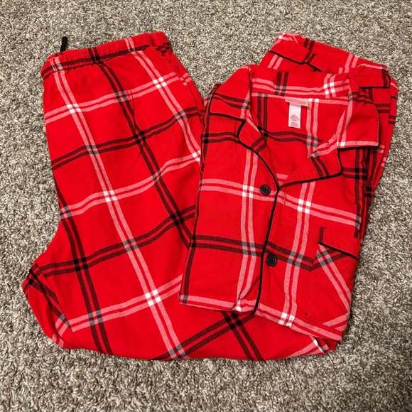 Wondershop Men's Red Plaid Pajama Set - Picture 1 of 3